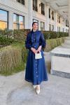 Nazlı Elbise Lacivert Lacivert