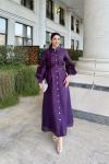 Nazlı Elbise Mor Mor