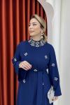 Beyza Elbise Lacivert Lacivert