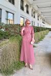 Birgül Elbise Pembe Pembe