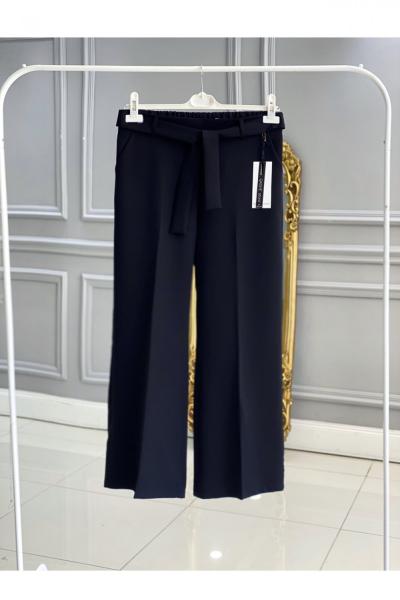 Bol Paça Pantalon Siyah Siyah