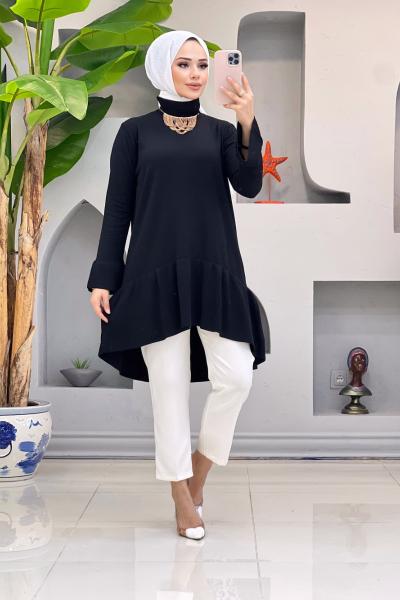 Sinem Elbise Takım Siyah Siyah