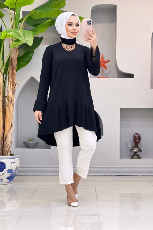 Sinem Elbise Takım Siyah Siyah
