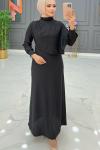 Almira Elbise Siyah Siyah