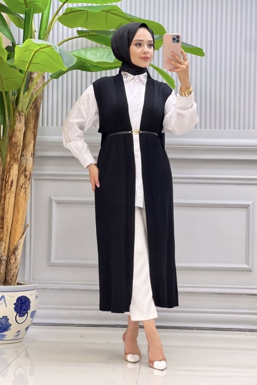 Ümmühan Elbise Siyah Siyah