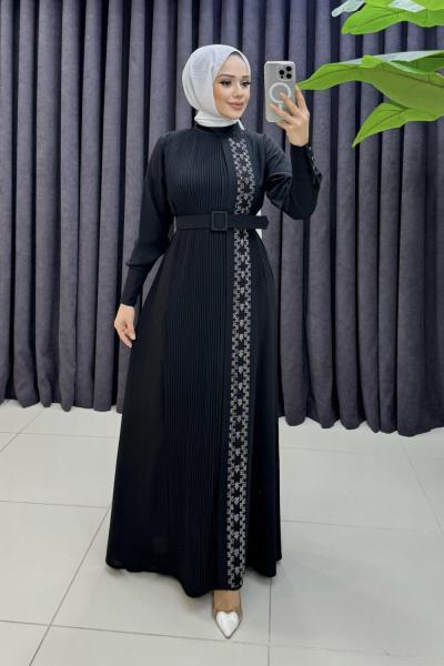 Türkay Elbise Siyah Siyah