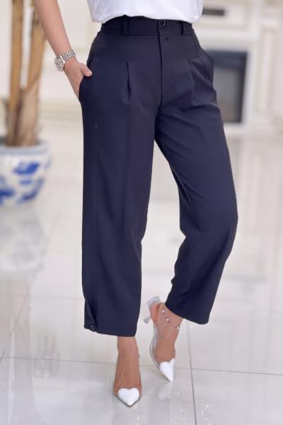 Gülçin Pantolon Siyah Siyah