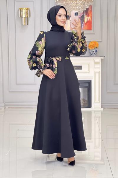 Selin Etekli Takım Siyah  Siyah