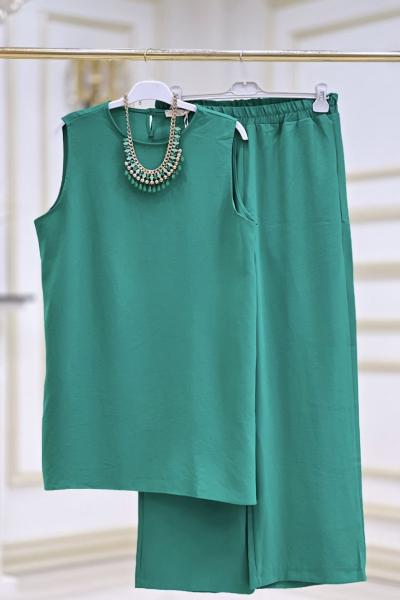 İçlik Pantolon Takım Benetton Yeşili Bennetton Yeşili