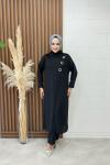 Lady Pantolonlu Takım Siyah Siyah