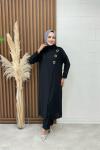Lady Pantolonlu Takım Siyah Siyah