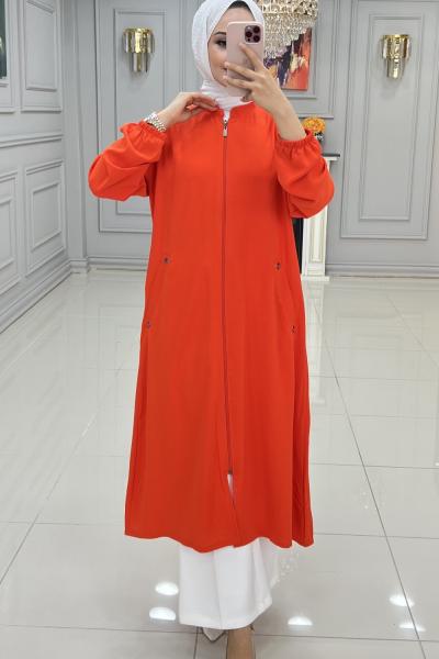 Bahar Elbise Turuncu Turuncu
