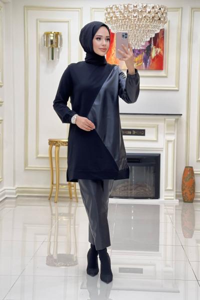 Sümeyye Elbise Siyah Siyah