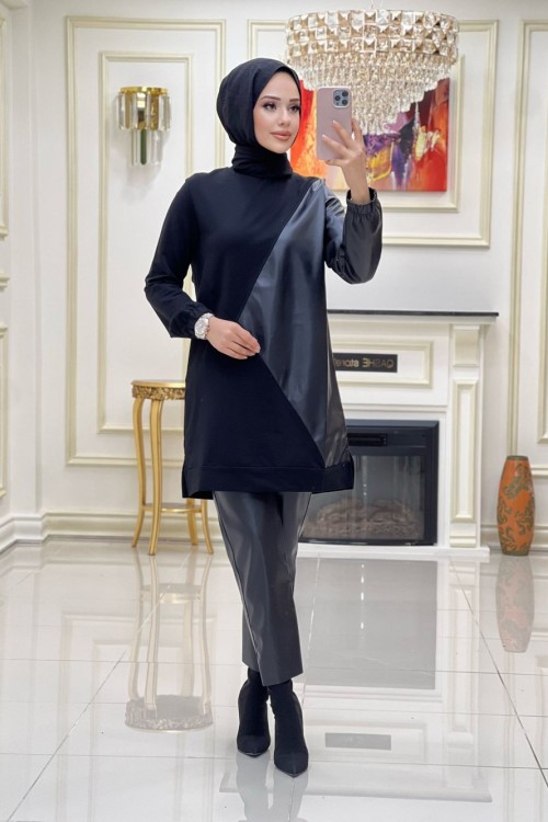 Sümeyye Elbise Siyah Siyah