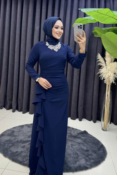 Neriman Elbise Lacivert Lacivert
