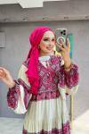 Papatya Elbise Pembe Pembe