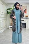 Rahime 3 Lü Takım Mint Yeşili Mint Yeşili