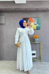 Sinem Elbise Beyaz Beyaz