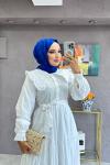 Sinem Elbise Beyaz Beyaz