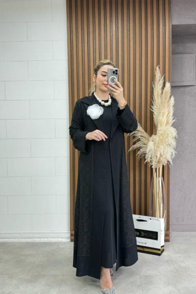 Tane Elbise Takım  Siyah Siyah