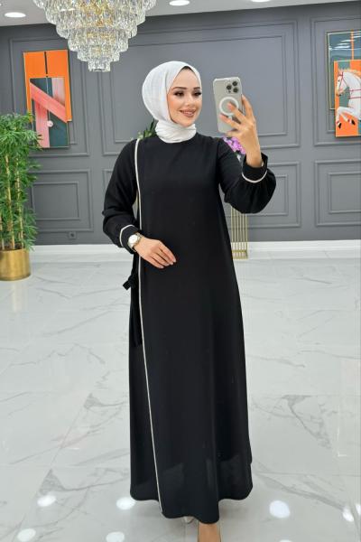 Fatma Elbise Siyah Siyah