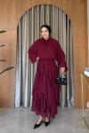 Azer Etekli Takım Bordo  BORDO