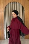 Azer Etekli Takım Bordo  BORDO
