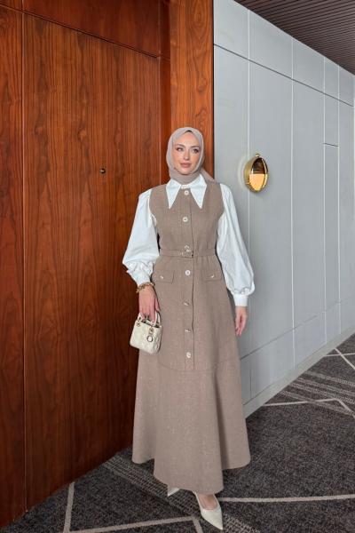 Cemile Elbise Vizon Vizon