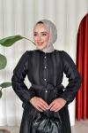 Damla Takım Siyah Siyah