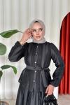 Damla Takım Siyah Siyah