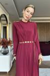 Demet Elbise Bordo BORDO