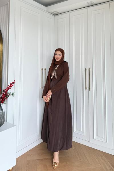 Deniz Elbise Kahve Kahverengi