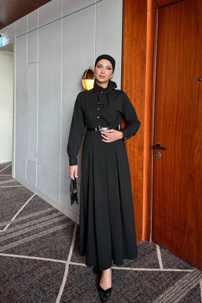 Derin Elbise Siyah Siyah