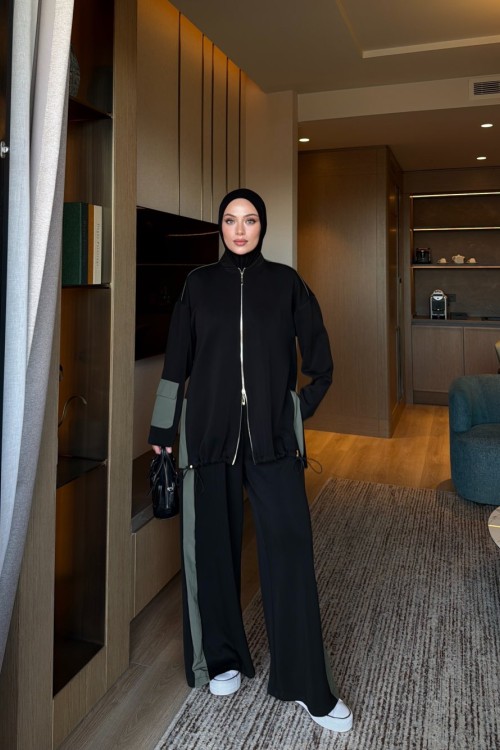 Derman Pantolon Takım Siyah Siyah