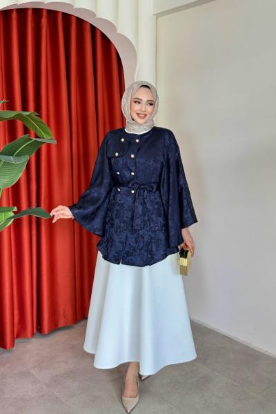 Derya Panço Lacivert Lacivert