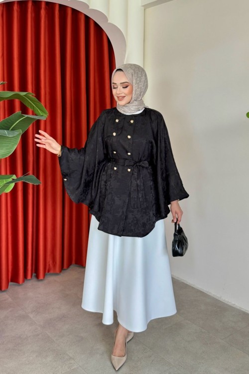 Derya Panço Siyah Siyah