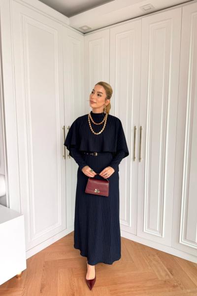 Deva Elbise Lacivert Lacivert