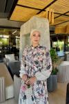 Dolunay Elbise Siyah Siyah