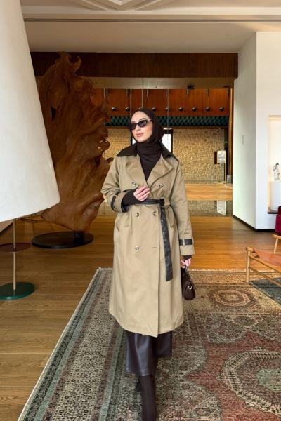 Ebrar Trençkot Camel Camel