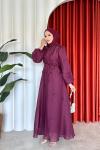 Ebru Abiye Bordo Bordo