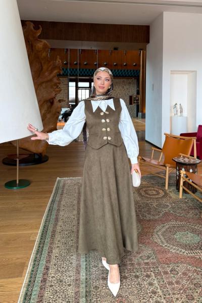 Efnan Etekli Takım Haki Haki