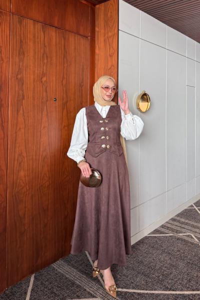 Efnan Etekli Takım Kahverengi Kahverengi