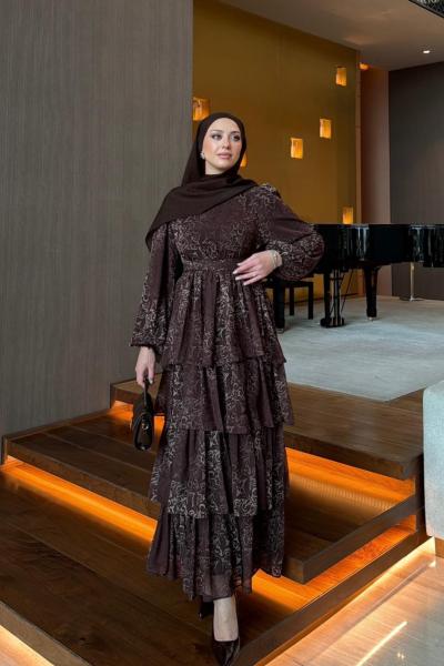 Ekin Elbise Kahverengi K.KAHVE