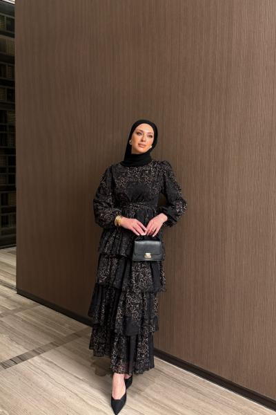 Ekin Elbise Siyah SİYAH