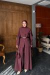 Elvan Pantolon Takım Bordo  BORDO