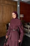 Elvan Pantolon Takım Bordo  BORDO