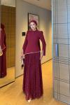 Elza Abiye Bordo  BORDO