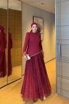 Elza Abiye Bordo  BORDO