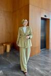 Esin Pantolonlu Takım Zeytin Yeşili  Zeytin Yeşili
