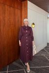 Esma Elbise Bordo Bordo